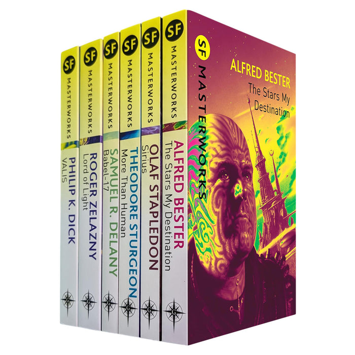 Philosophical & Existential Sci-Fi Collection: SF Masterworks on Human Nature & Existence in Valis, Lord of Light, Babel-17, More Than Human, Sirius & The Stars My Destination (6-Book Set)