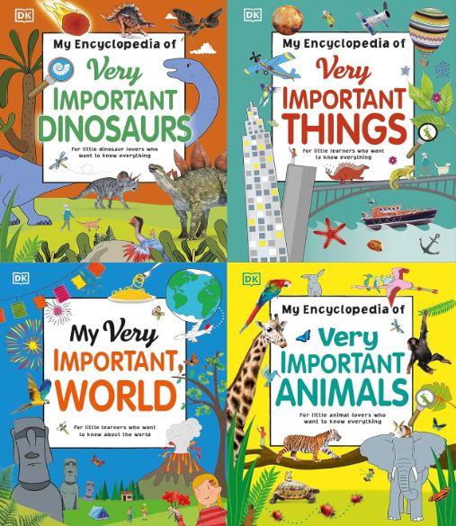 DK's My Very Important Encyclopedia Collection for Little Learners: Animals, World, Things, and Dinosaurs