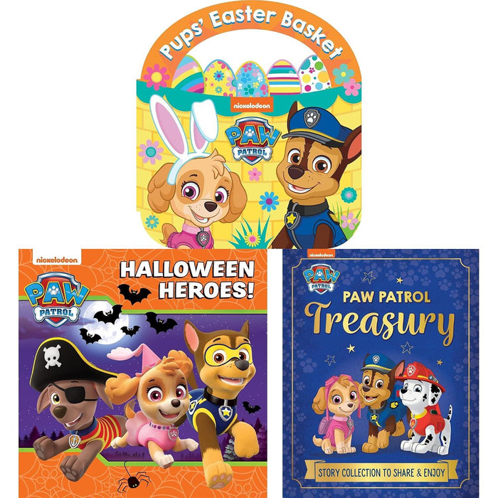 PAW Patrol Collection: Pups' Easter Basket, Halloween Heroes! & Treasury