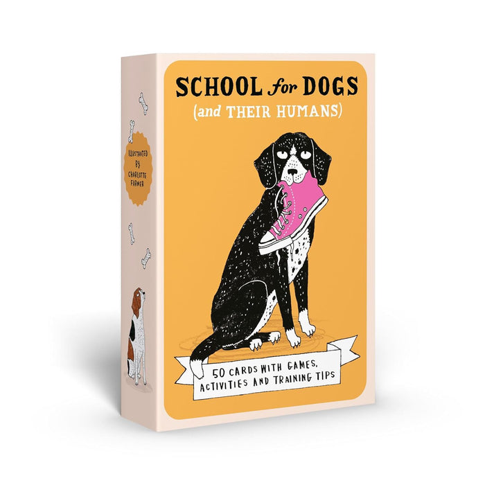 School For Dogs (and their humans): Fifty Cards with Tips and Tricks for Dogs and Their Owners