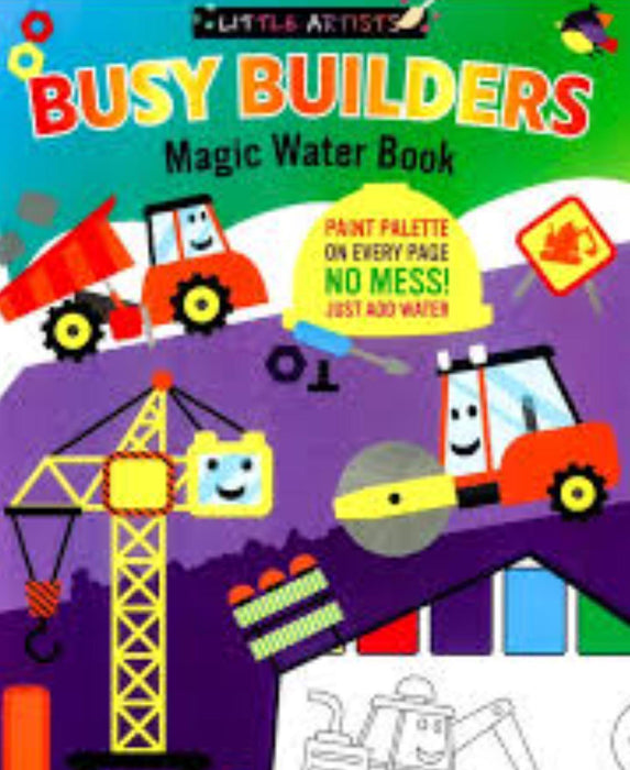 Magic Water Book: Busy Builders