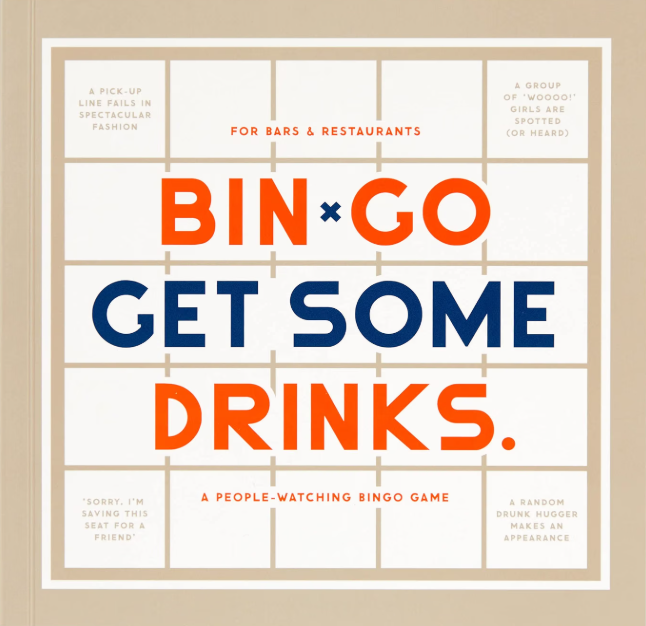 Bin-go Get A Few Drinks Bingo Book