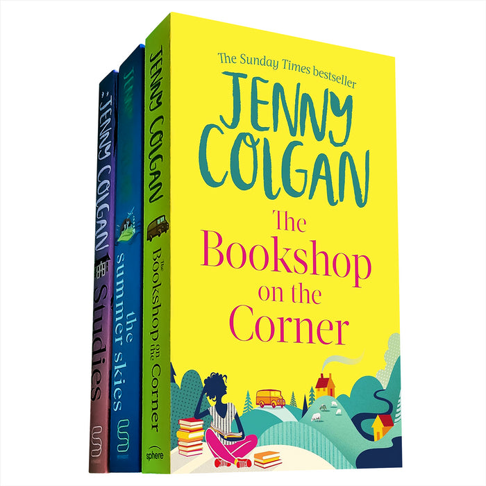 Jenny Colgan Collection: The Summer Skies, Studies, and The Bookshop on the Corner – Heartfelt Tales of Adventure, Love, and New Beginnings in the Scottish Highlands and a Charming Cornish School