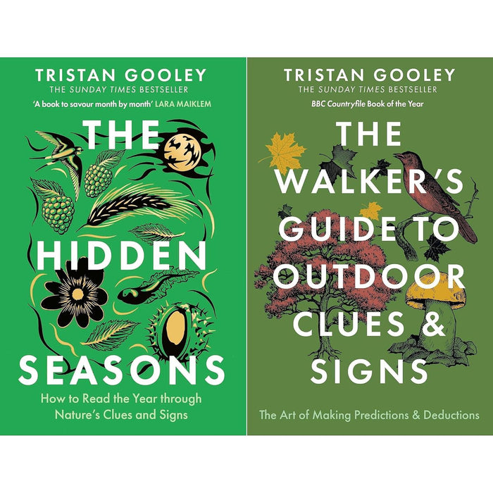 Tristan Gooley Outdoorsman Collection: The Hidden Seasons & Walker's Guide to Outdoor Clues & Signs