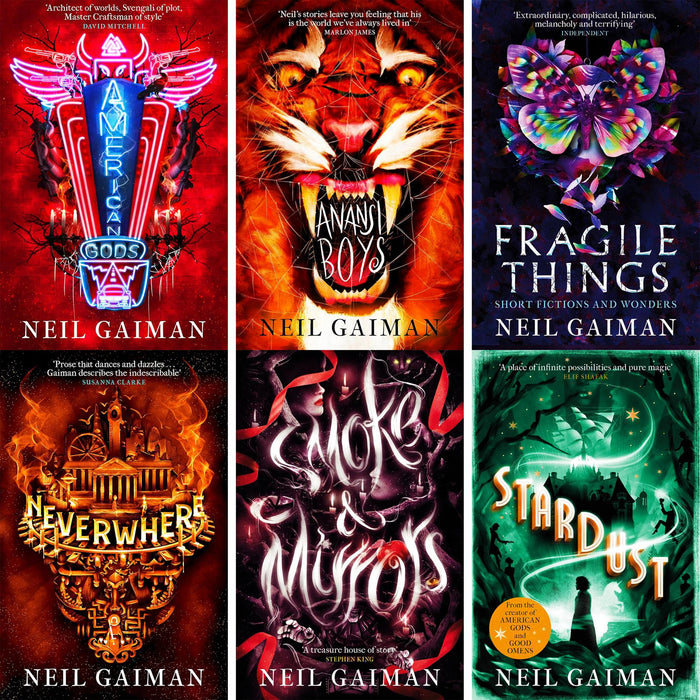 Neil Gaiman Collection: Six Books of Fantasy, Myth, and Dark Wonder