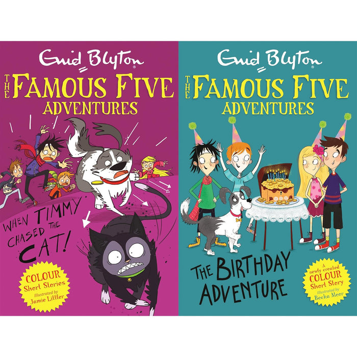 Famous Five Colour Short Stories Collection – 10-Book Set by Enid Blyton: Classic Adventures with Julian, Dick, Anne, George & Timmy