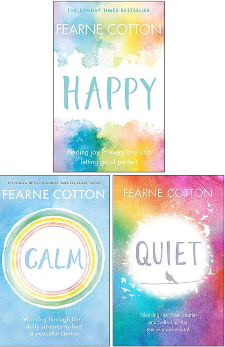 Fearne Cotton Collection 3 Books Set (Happy, Calm, Quiet)