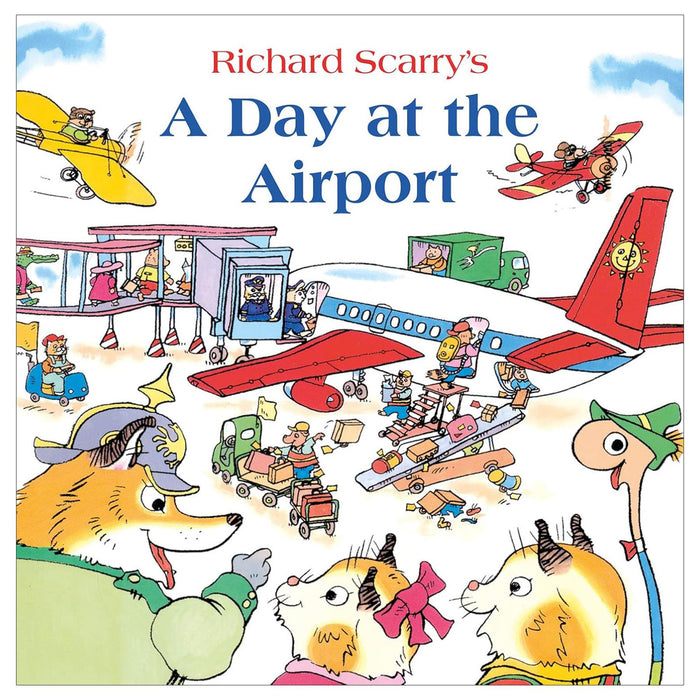 Richard Scarry's Busy Adventures: A Day at the Police Station, Fire Station, and Airport – Exploring Community Heroes and Places