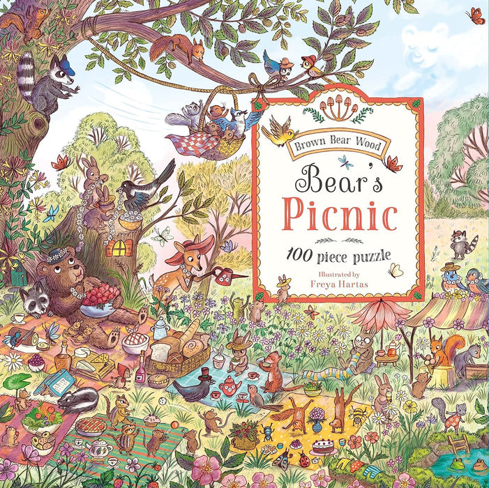Magic Cat 9781913520519 Bear's Picnic Jigsaw Puzzle, Multicoloured, 100 Pieces