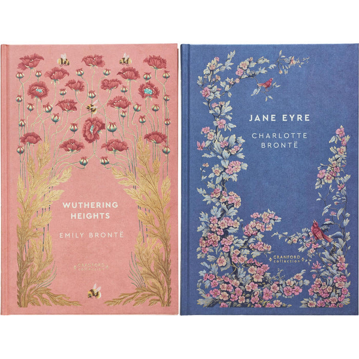 Brontë Sisters & Jane Austen: A Luxurious 10-Book Hardcover Set – Cranford Edition of Timeless Classics with Gold-Stamped Covers, Featuring Love, Ambition & Society in Stunning Collectible Books