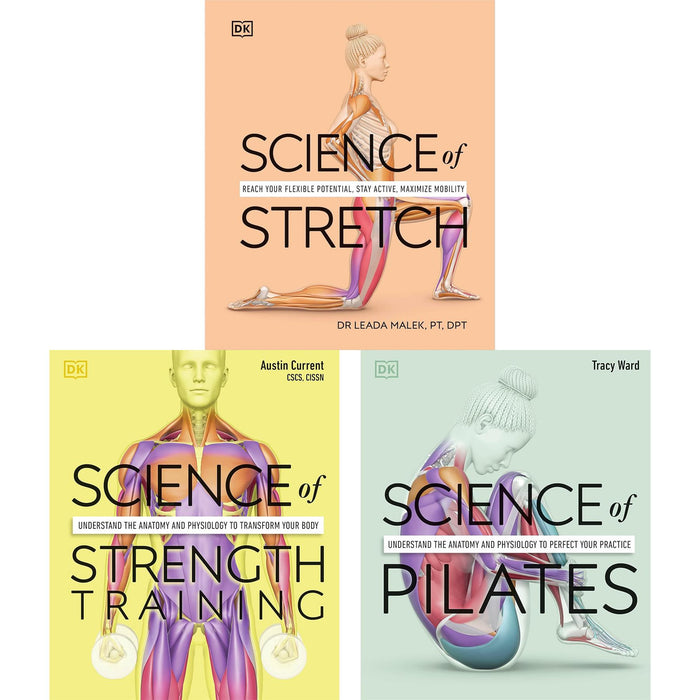 The Science of Movement in a 3-Book Collection: Stretching, Strength Training & Pilates for Optimal Performance