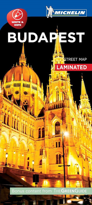 BUDAPEST - Michelin City Map 9220: Laminated City Plan (Michelin City Plans)