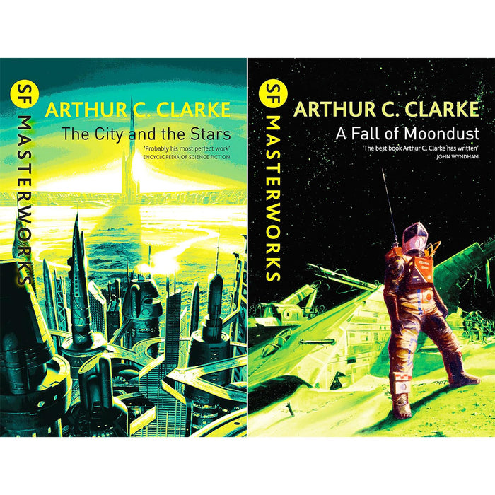 Arthur C. Clarke Sci-Fi Collection: Rendezvous with Rama, Fountains of Paradise, The City and the Stars & More – Masterworks of Space Exploration & Dystopian Fiction (8-Book Set)