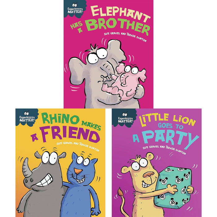 Experiences Matter Set: Welcoming a New Sibling, Making Friends, and Attending Parties – A Three-Book Collection to Build Confidence and Social Skills in Children