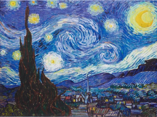 Ashridge: 500 Piece Blue Board Puzzle - Van Gogh Starry Night