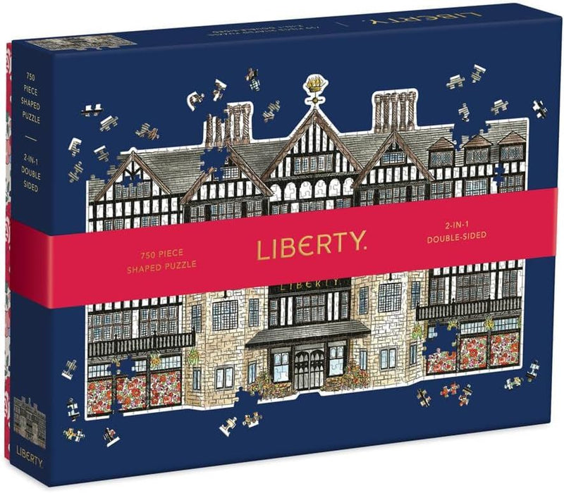Liberty London Tudor Building 750 Piece Shaped Puzzle