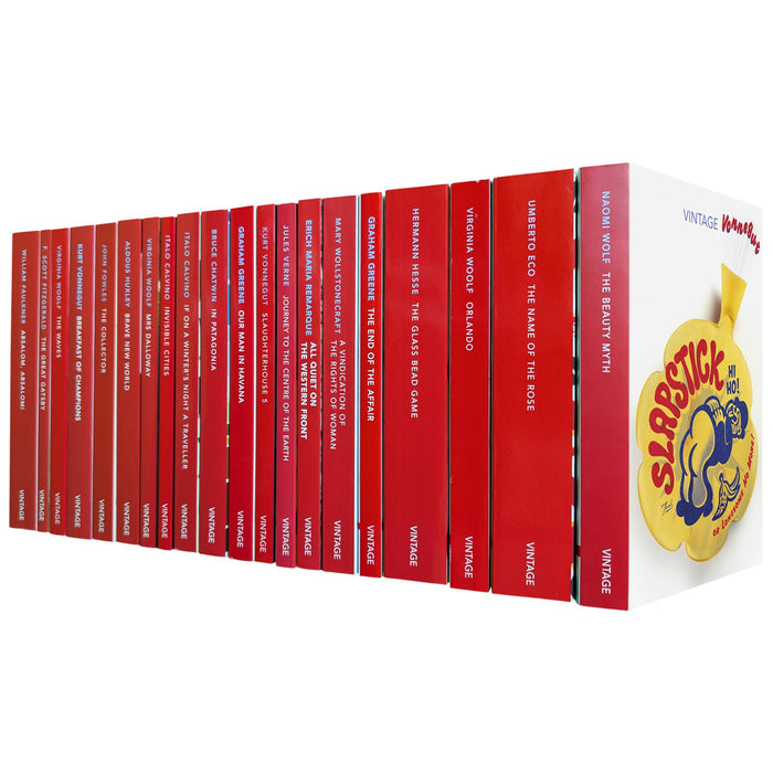 Classic American Collection – 16 Iconic Works by Faulkner, Hemingway, Vonnegut & Fitzgerald (Vintage Paperback Edition, 16-Book Set)