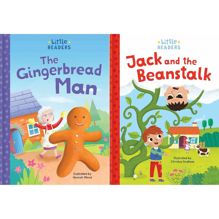 Fairytale Classics Collection: 2-Book Set by Classic Authors (The Gingerbread Man, Jack and the Beanstalk)