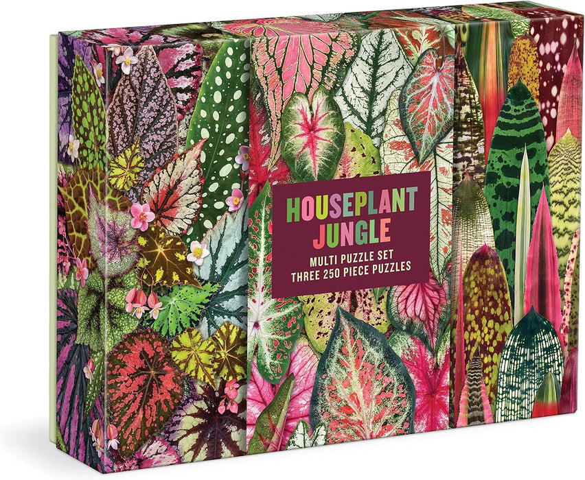 Galison 9780735375093 Houseplant Jungle Jigsaw Puzzle, Multicoloured, 250 Pieces