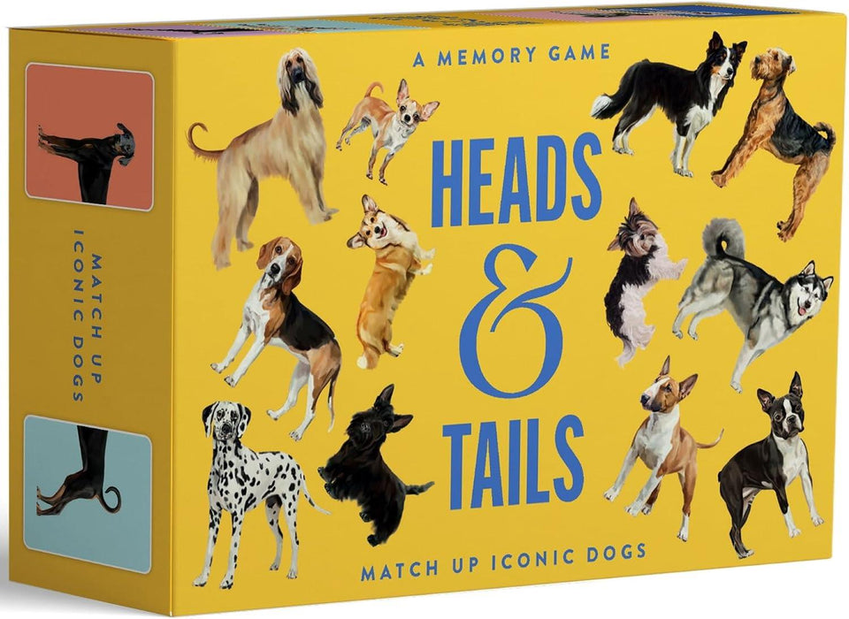 Thames & Hudson Heads & Tails: A Dog Memory Game: Match Up Iconic Dogs