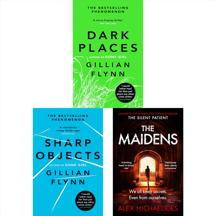 Psychological Thriller Collection: The Maidens, Sharp Objects, and Dark Places – A Gripping Set of Dark Secrets, Twisted Relationships, and Chilling Mysteries