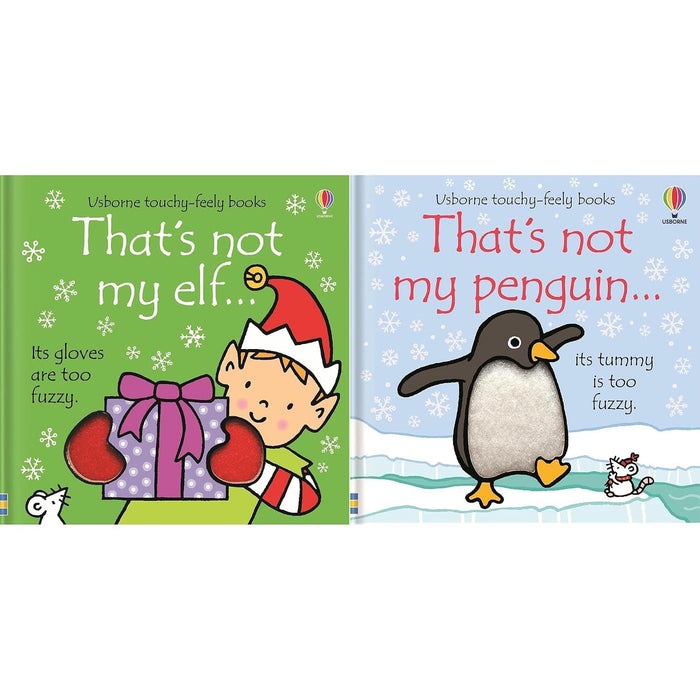 Usborne That's Not My Snowy Collection: That's not my elf & That's not my penguin
