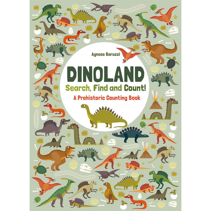 Agnese Baruzzi’s Search, Find & Count Collection: Engaging Counting Adventures Across Nature, Monsterland, Mazes, and Dinoland