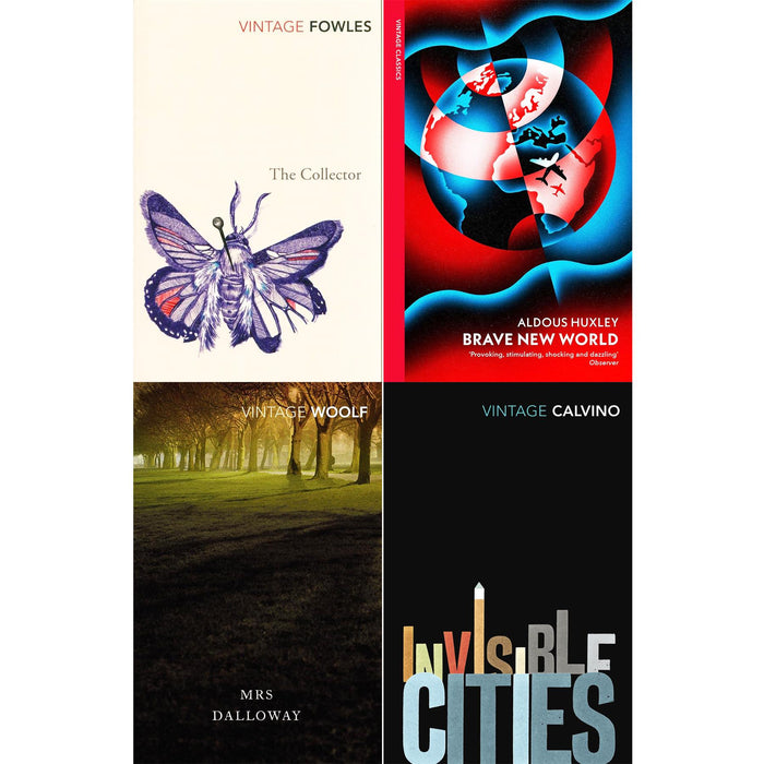 20th Century World Literature Vintage Classics – Essential Books on Love, War & Human Nature by Faulkner, Woolf, Vonnegut, Fitzgerald & More (20-Book Set)
