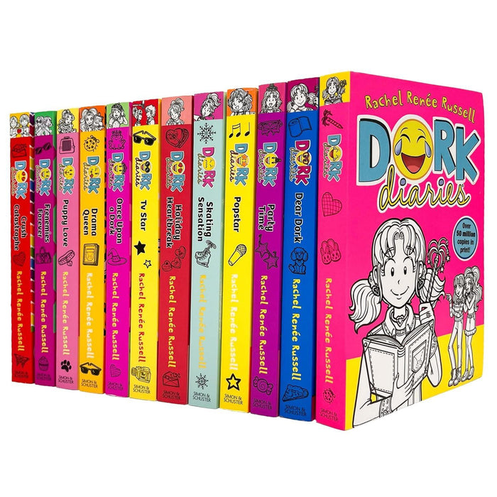 Dork diaries series by Rachel Renee Russell 12 Books Collection Set