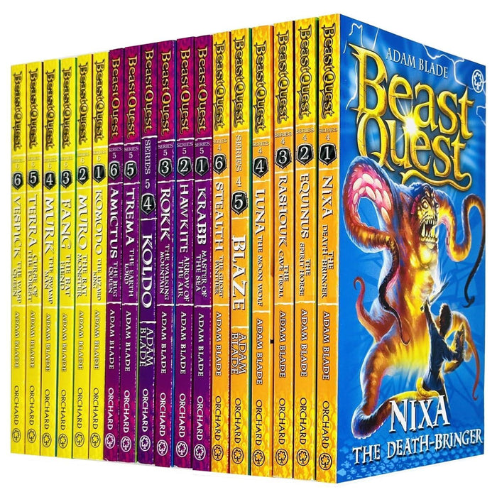 Beast Quest The Battle Collection 18 Books Series 4 - 6