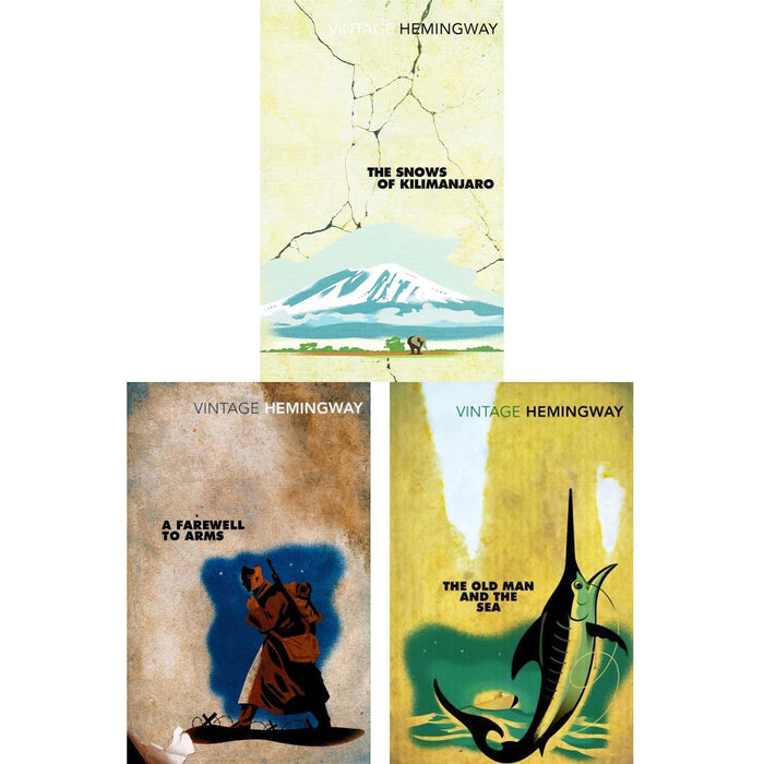 Ernest Hemingway Masterworks: The Snows of Kilimanjaro, A Farewell to Arms & The Old Man and the Sea – Tales of Courage, Love & Survival (3‑Book Set)
