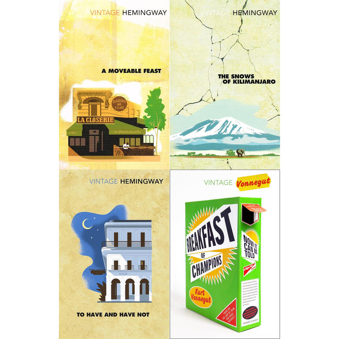 Classic American Collection – 16 Iconic Works by Faulkner, Hemingway, Vonnegut & Fitzgerald (Vintage Paperback Edition, 16-Book Set)