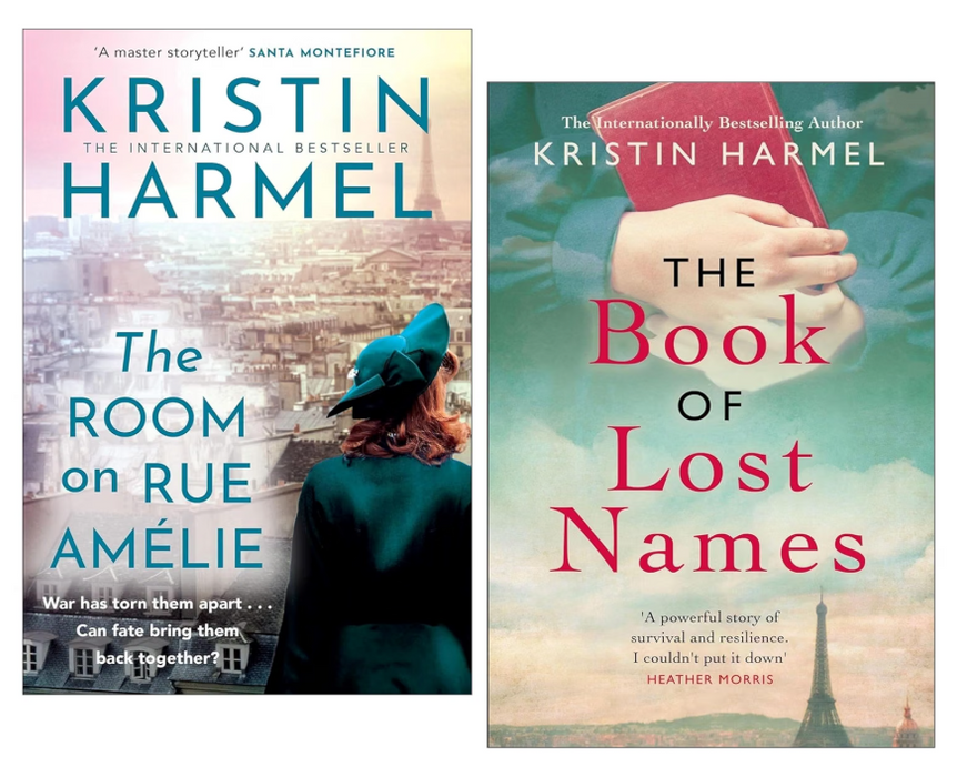 Kristin Harmel Collection 2 Books Set (The Room on Rue Amelie & The Book of Lost Names)
