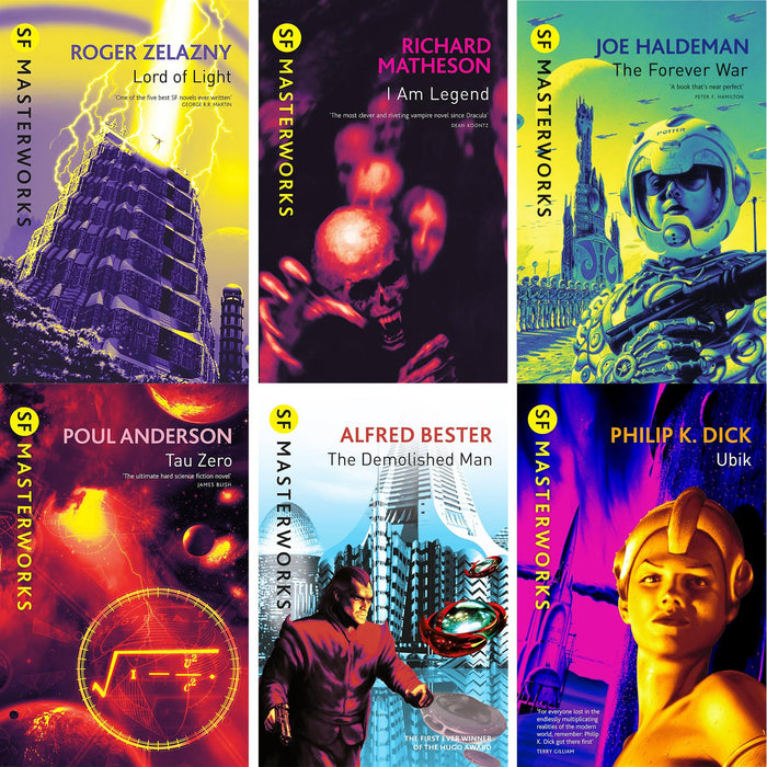 SF Masterworks Collection: Classic & Modern Sci-Fi Masterpieces by Roger Zelazny, Richard Matheson, Joe Haldeman, Alfred Bester, Poul Anderson & Philip K. Dick (6-Book Set)