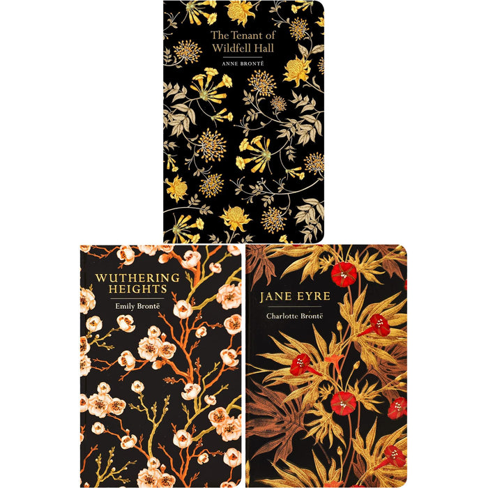The Brontë Sisters Collection: Jane Eyre, Wuthering Heights & The Tenant of Wildfell Hall (Hardcover, 3 Books) – Timeless Gothic & Romantic Classics in Exquisite Chiltern Editions