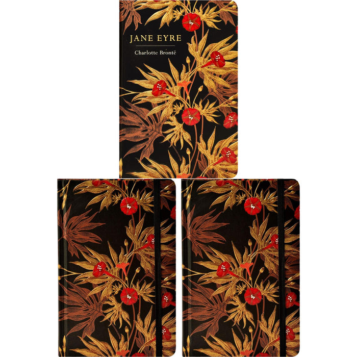 The Jane Eyre Collection: Classic Novel by Charlotte Brontë with Matching Ruled & Blank Notebooks (Hardcover) in Exquisite Chiltern Edition