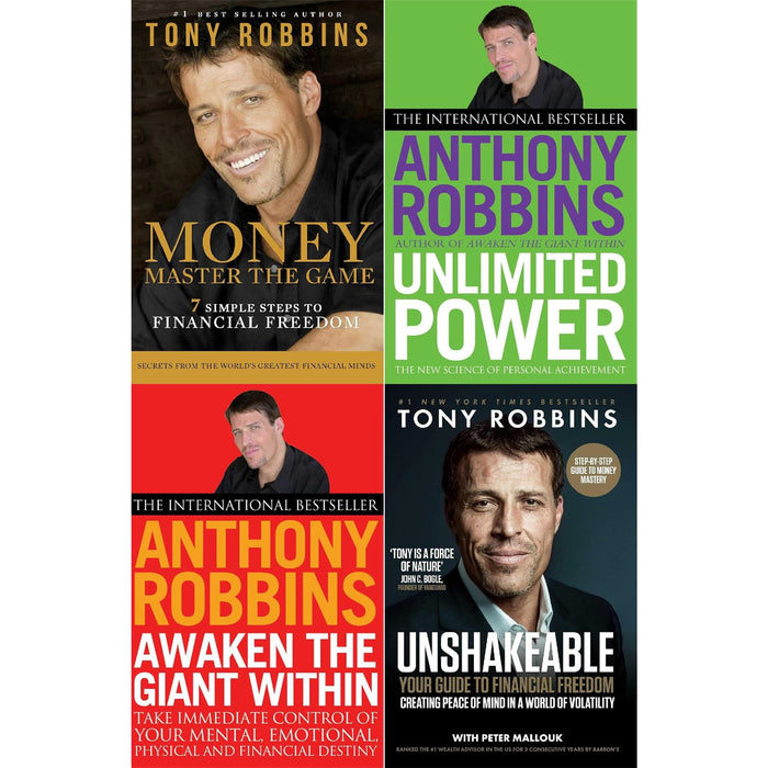 Tony Robbins Success Mastery Collection: Money Master the Game, Unlimited Power & More