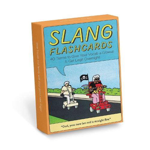 Knock Knock Slang Flashcards Deck, 40 Cards (2021 Edition): Box of 41 Cards