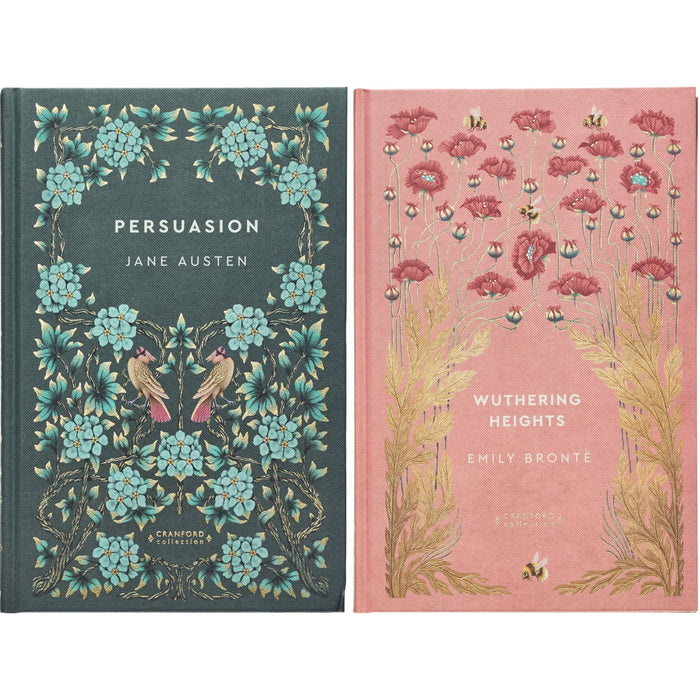 The Romance & Tragedy Collection: Pride and Prejudice, Wuthering Heights, Tess of the d’Urbervilles, The Scarlet Letter & More (Hardcover, 6 Books) with 2 Journals in a Beautiful Cranford Edition