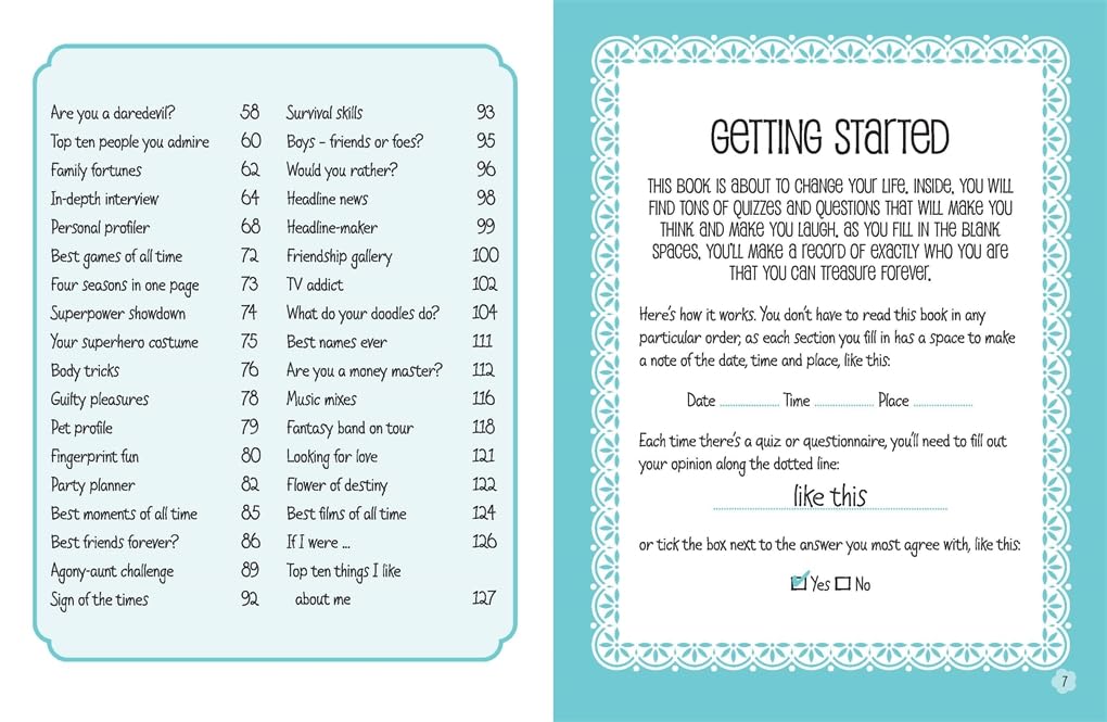 All About Me: My Thoughts, My Style, My Life ('All About Me' Diary & Journal Series)