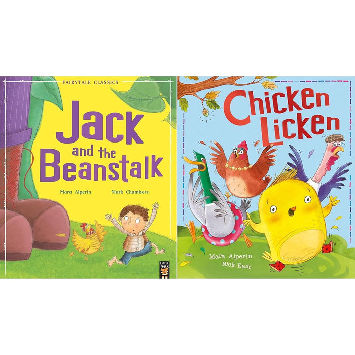 Fairytale Classics Collection: 2-Book Set by Mara Alperin (Jack and the Beanstalk, Chicken Licken