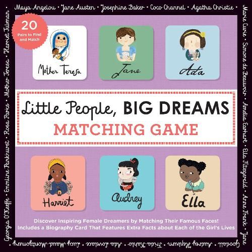 Little People Big Dreams Matching Game: Put your Brain to the Test with all the Girls of the Little People Big Dreams!: Put Your Brain to the Test ... of the Little People, BIG DREAMS Series!: 25