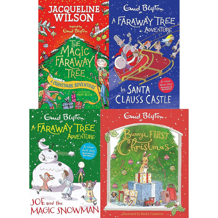 Faraway Tree & Festive Classics Collection: 4-Book Set by Jacqueline Wilson & Enid Blyton