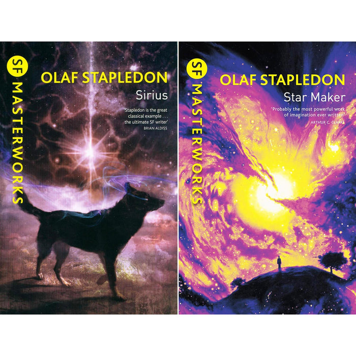 Olaf Stapledon Collection – SF Masterworks of Evolution & Cosmic Intelligence in Sirius & Star Maker (2-Book Set)