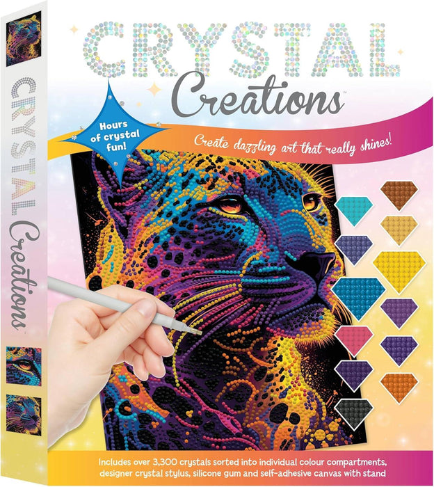 Crystal Creations: Neon Leopard
