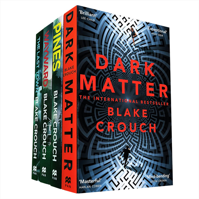 Wayward Pines Trilogy & Dark Matter by Blake Crouch: A Collection of Sci-Fi Thrillers Featuring Alternate Realities, Dystopian Towns, and Mind-Bending Suspense