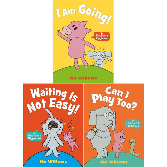 Elephant & Piggie Collection: I Am Going, Waiting Is Not Easy! & Can I Play Too?