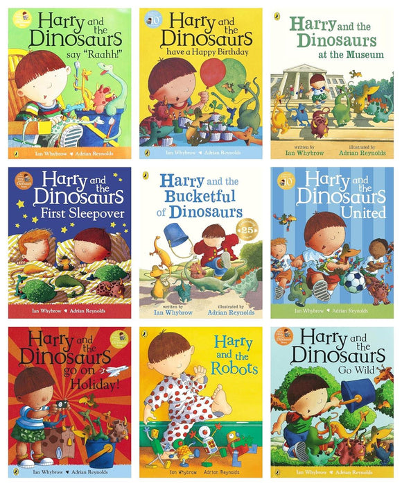 Harry And The Bucketful Of Dinosaurs Collection 9 Books Set