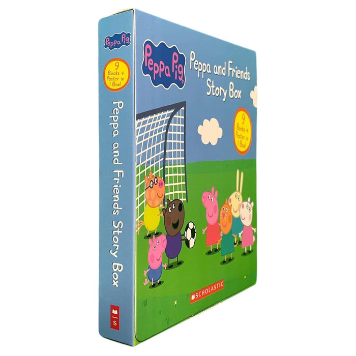 Peppa and Friends Story Box by Scholastic: Learning to Share, First Sleepover, Peppa is Kind & More