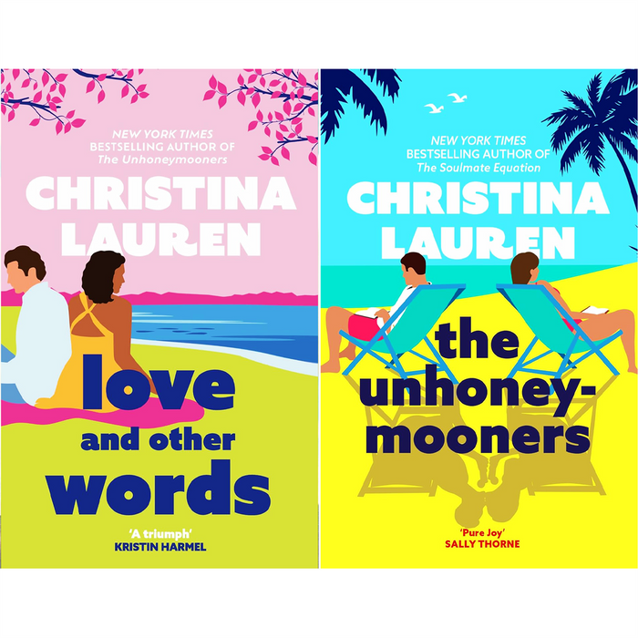 The Unhoneymooners & Love and Other Words: A Bestselling Duo of Heartwarming Romantic Comedies by Christina Lauren, Featuring Love, Second Chances, and Emotional Journeys Full of Humor and Heart